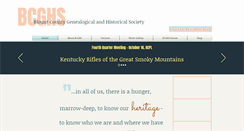 Desktop Screenshot of blountcountytngenealogy.org