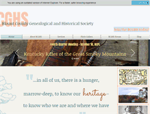 Tablet Screenshot of blountcountytngenealogy.org